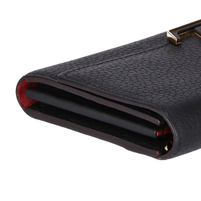 ＬＯＵＩＳ　ＶＵＩＴＴＯＮ ﾙｲｳﾞｨﾄﾝ/ポルトフォイユ・カプシーヌ／トリヨン・ノワール/M61248//MI4117/Aランク/75