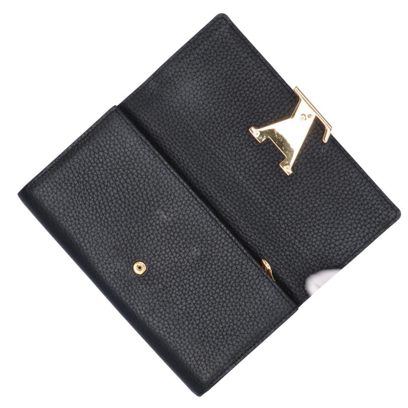 ＬＯＵＩＳ　ＶＵＩＴＴＯＮ ﾙｲｳﾞｨﾄﾝ/ポルトフォイユ・カプシーヌ／トリヨン・ノワール/M61248//MI4117/Aランク/75