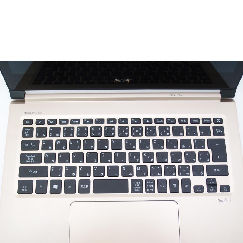 ａｃｅｒ エイサー/Ｓｗｉｆｔ７／Ｗｉｎｄｏｗｓ１０ノートパソコン/SF713-51-F58U/F//NXGK6SJ0046500C7C47600/Aランク/69