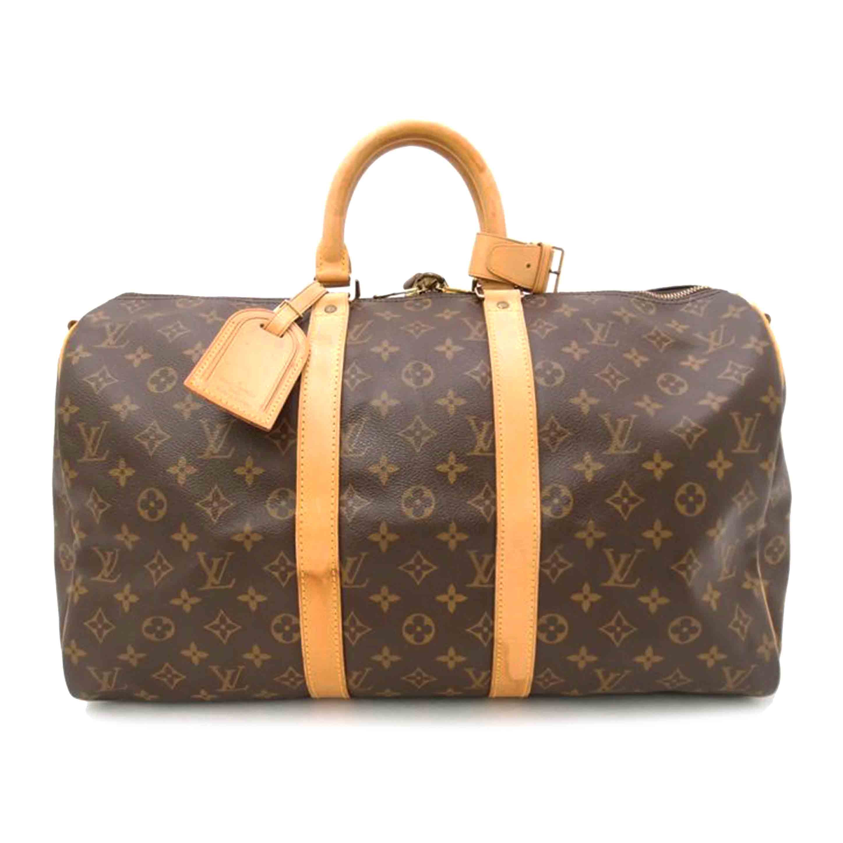 ＬＯＵＩＳ　ＶＵＩＴＴＯＮ ルイヴィトン ルイ・ヴィトン ビトン ショルダーバッグ ハンドバッグ  ボストンバッグ トラベルバッグ 2wayバッグ ブラウン メンズ レディース 定番 人気 ＬＶ 斜め掛け 肩がけ/キーポル・バンドリエール　４５／モノグラム/M41418//TH0***/ABランク/69