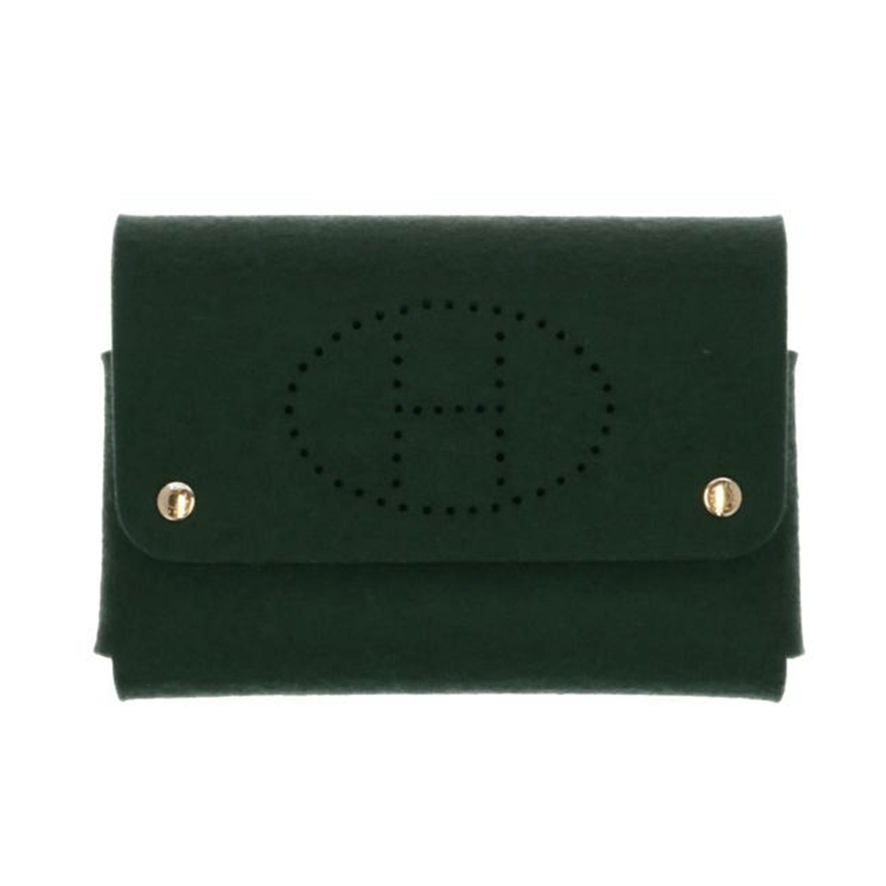 ＨＥＲＭＥＳ ｴﾙﾒｽ/トランプケース　フェルト／緑//ABランク/75