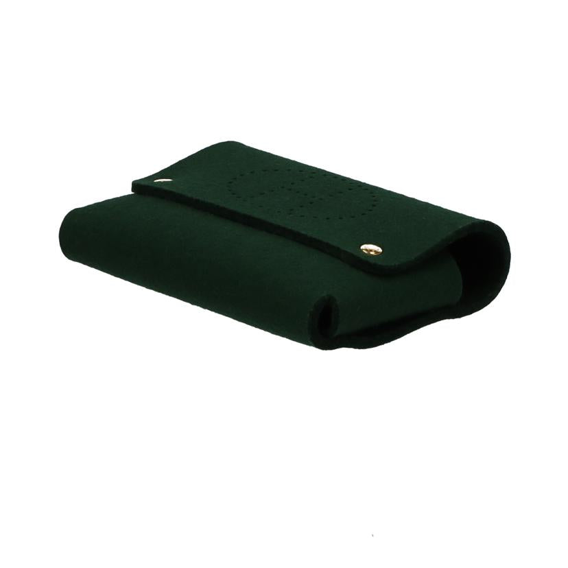 ＨＥＲＭＥＳ ｴﾙﾒｽ/トランプケース　フェルト／緑//ABランク/75