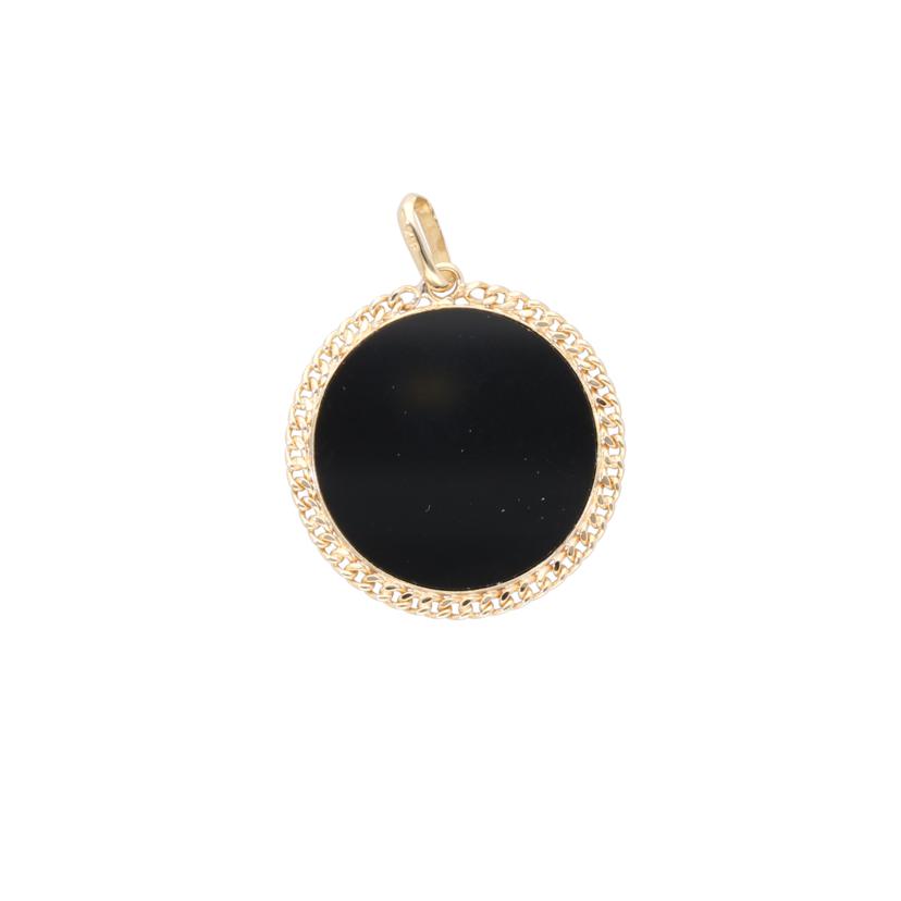 Ｋ１８/Ｋ１８オニキスペンダントトップ/2.4//Aランク/75