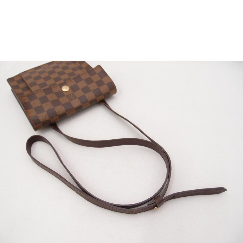 ＬＯＵＩＳ　ＶＵＩＴＴＯＮ ルイヴィトン ルイ・ヴィトン ビトン  市松模様 ブラウン 茶 廃盤 ポシェット ショルダーバッグ  メンズ レディース 定番 人気 ＬＶ 斜め掛け 肩がけ/ピムリコ／ダミエ・エベヌ/N45272//MI0***/Bランク/69