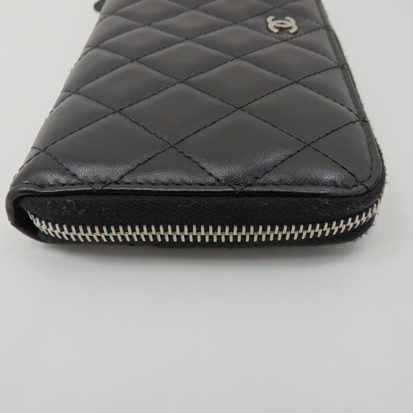 ＣＨＡＮＥＬ シャネル/ラムスキンラウンドファスナー長財布/A50097//15965726/Aランク/77