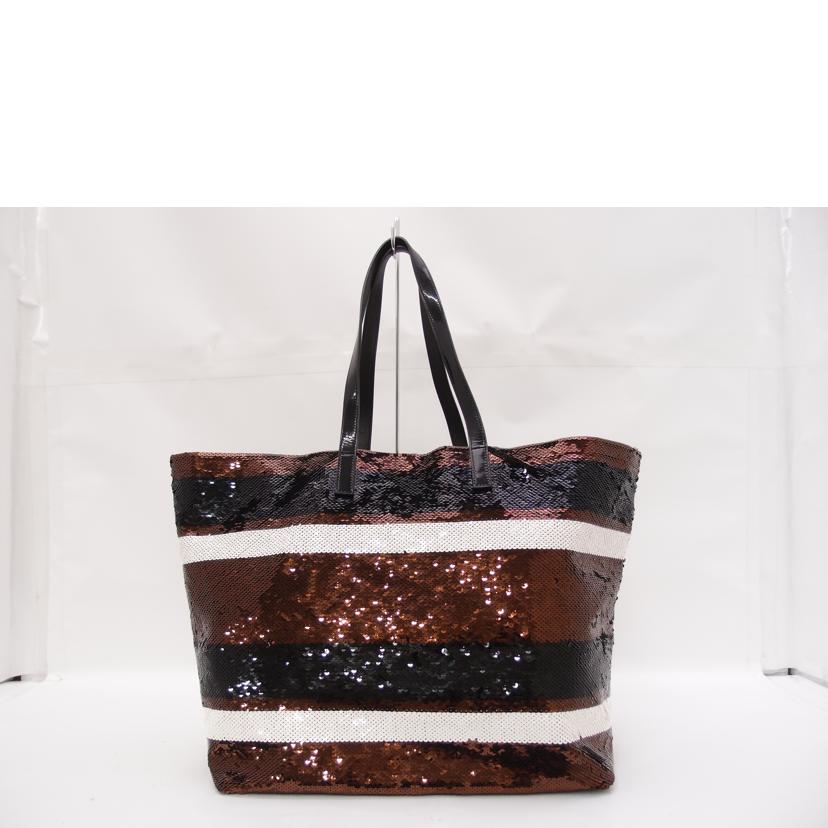 ＰＲＡＤＡ プラダ　ショルダー　肩掛け　レディース/スパンコールラージトート／ブラック//110/Aランク/69