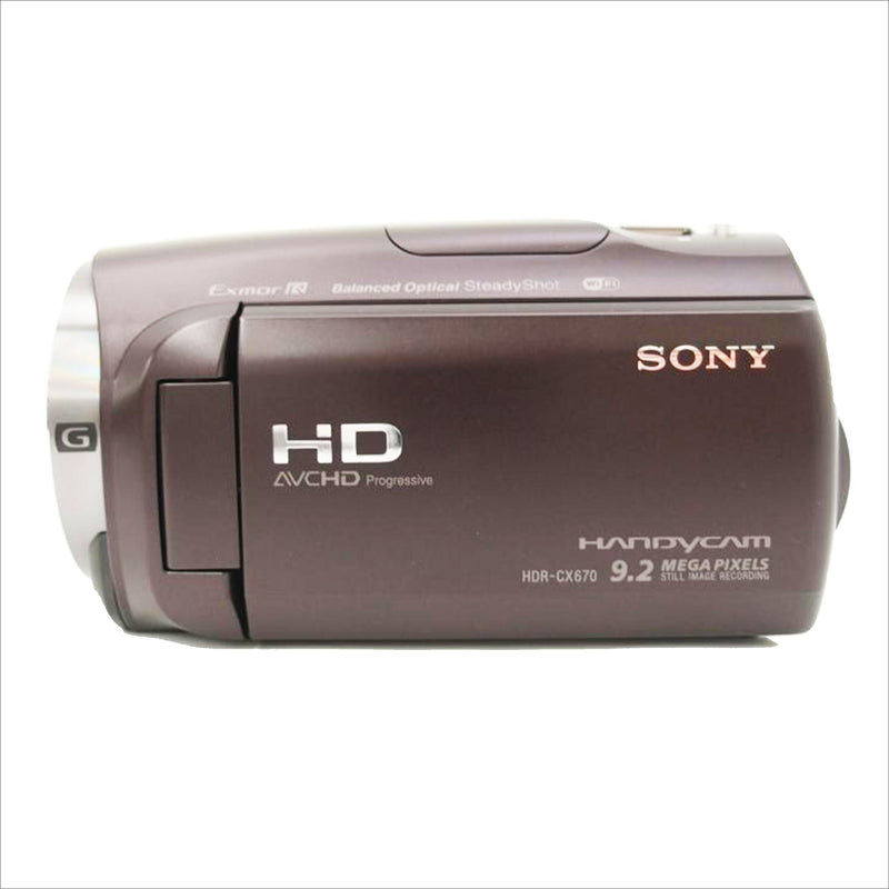 SONY デジタルビデオカメラ Handycam ハンディカムHDR-CX670 - ビデオ