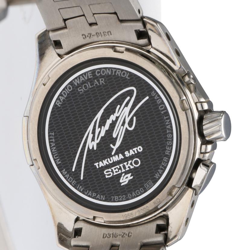ＳＥＩＫＯ セイコー/イグニッション／佐藤琢磨モデル／電波ソーラー/SBHS013//1955/3000/Aランク/75