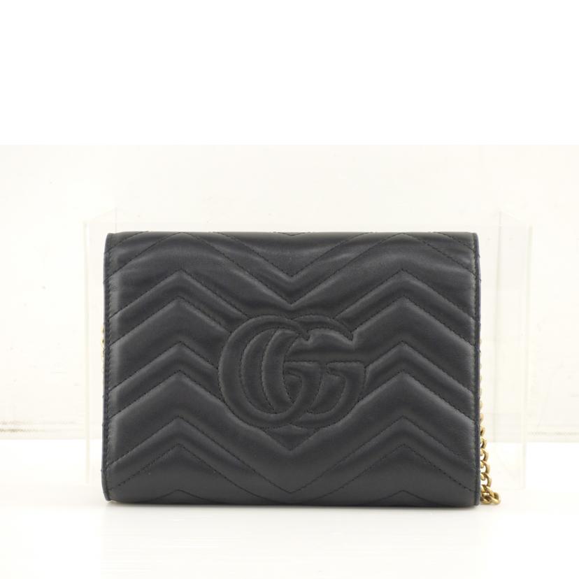 ＧＵＣＣＩ グッチ/ＧＧマーモントキルティングチェーンウォレット/474575//493***/Bランク/64
