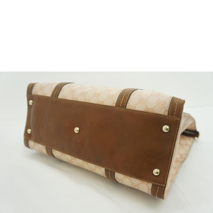 ＧＵＣＣＩ グッチ/ＰＶトートバック　　ＰＮＫ／ＢＥＧ/181491//205141/Bランク/09