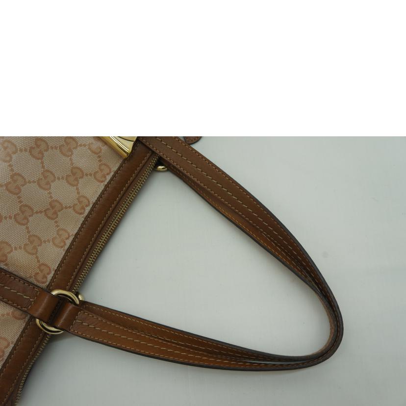 ＧＵＣＣＩ グッチ/ＰＶトートバック　　ＰＮＫ／ＢＥＧ/181491//205141/Bランク/09