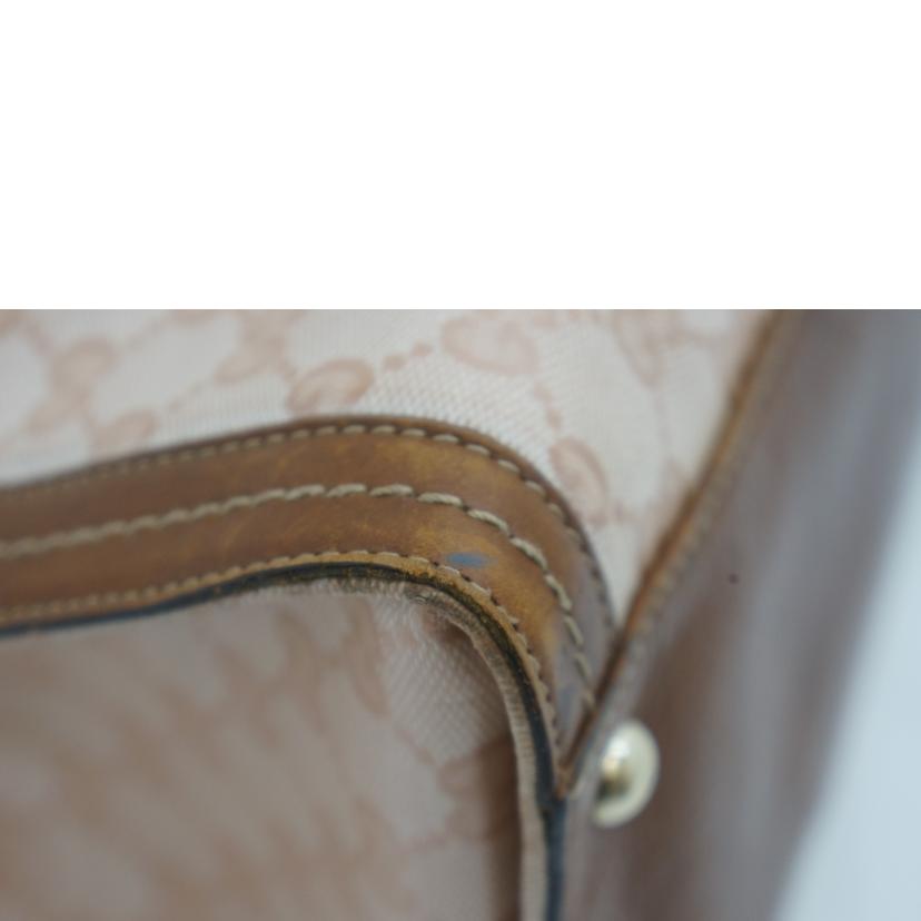 ＧＵＣＣＩ グッチ/ＰＶトートバック　　ＰＮＫ／ＢＥＧ/181491//205141/Bランク/09