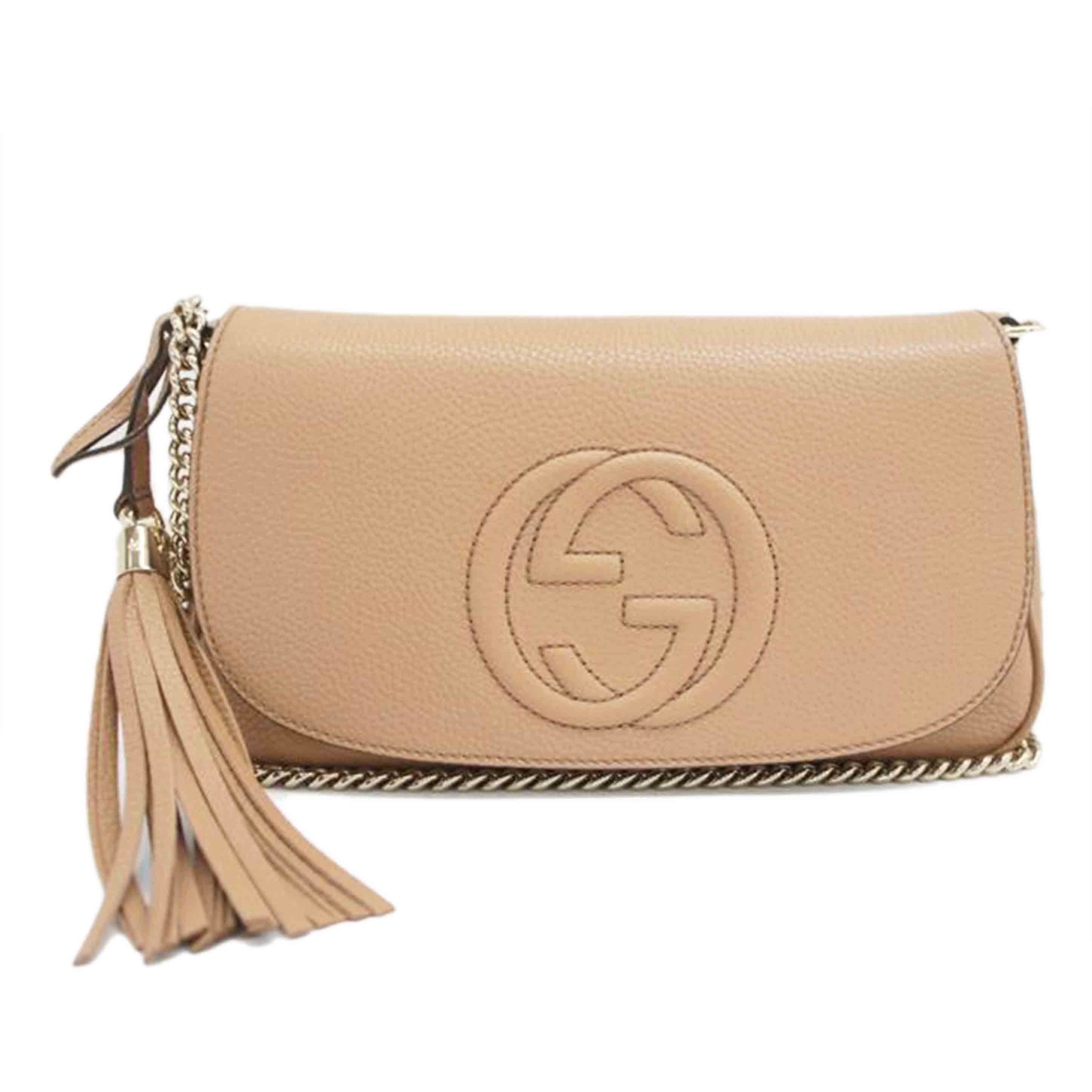 ＧＵＣＣＩ グッチ/ソーホーインターロッキングチェーンレザーショルダー/536224//213***/Aランク/05
