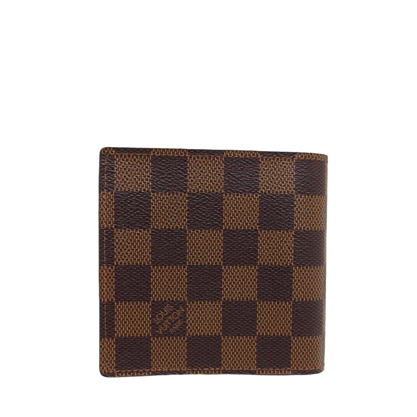 ＬＶ ルイ･ヴィトン  二つ折り財布 コンパクトウォレット/ポルトフォイユ・マルコ／ダミエ／エベヌ/N61675//CA2***/Aランク/04