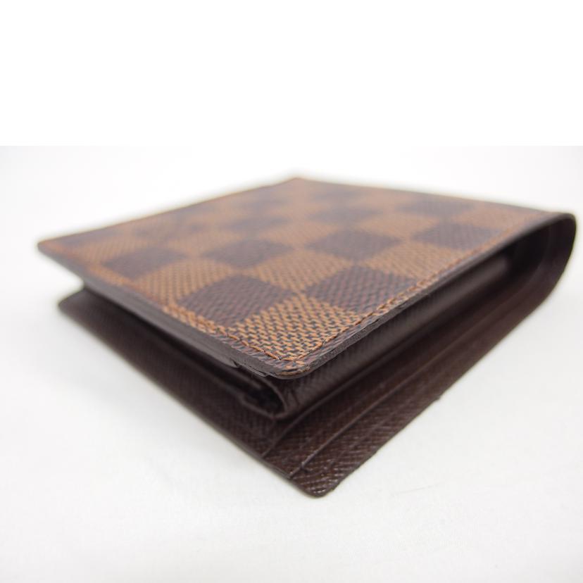 ＬＶ ルイ･ヴィトン  二つ折り財布 コンパクトウォレット/ポルトフォイユ・マルコ／ダミエ／エベヌ/N61675//CA2***/Aランク/04