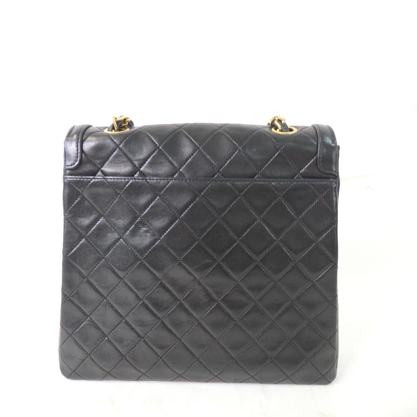 CHANEL シャネル/ココマークマトラッセチェーンショルダーバッグ／黒／ゴールド金具/164****/Bランク/84