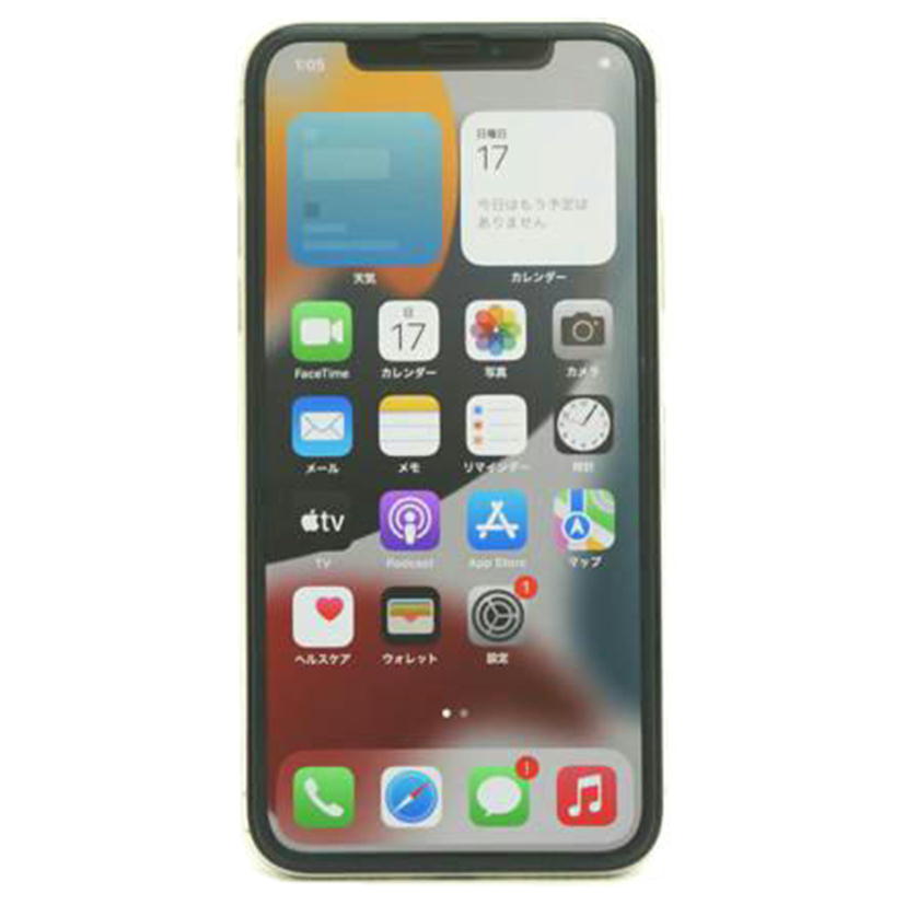 ａｐｐｌｅ アップル/ｉＰｈｏｎｅ　Ｘ　６４ＧＢ/MQAY2J/A//F2LVVH7EJCLL/ABランク/09