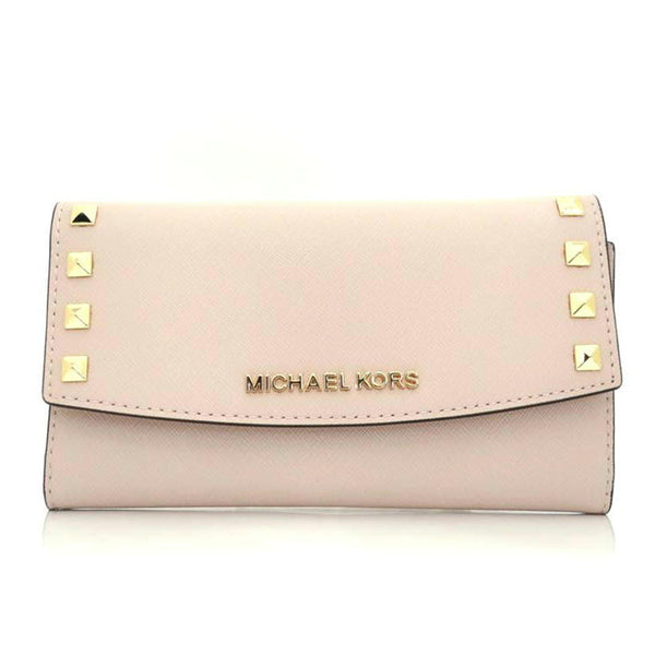MICHAEL KORS】LG 面倒臭 TRIFOLD WALLET スタッズ