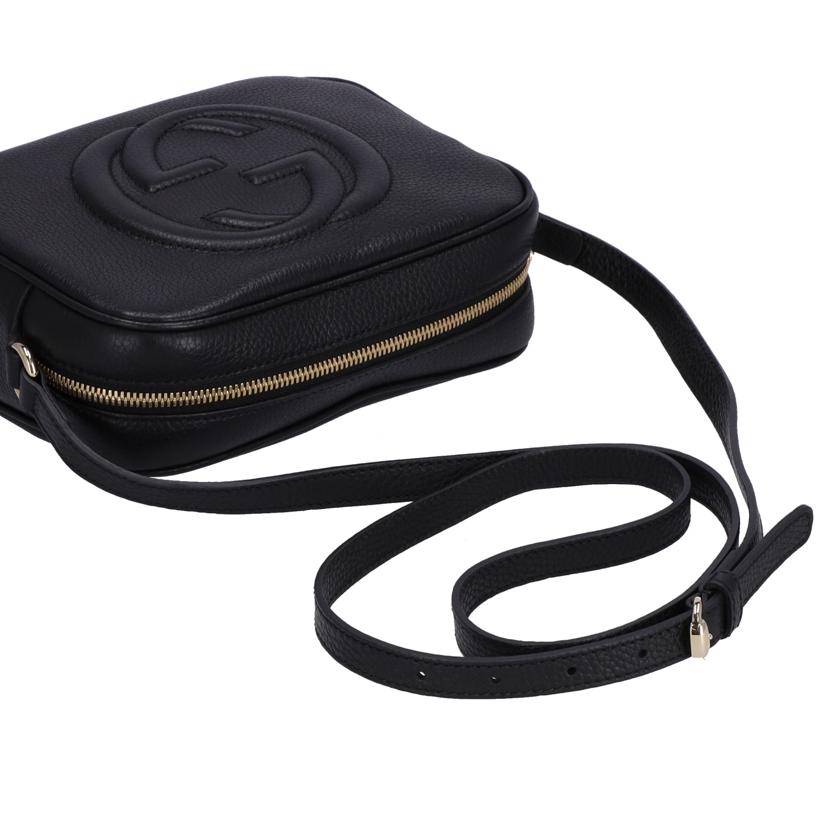 ＧＵＣＣＩ グッチ/ソーホーレザースモールディスコバッグ／ブラック/308364//520***/Aランク/91