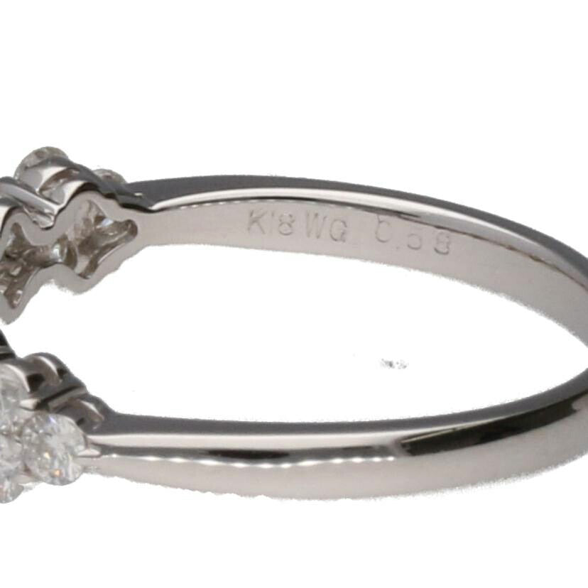 /　Ｋ１８ＷＧダイヤリング０．５８ｃｔ//Aランク/77