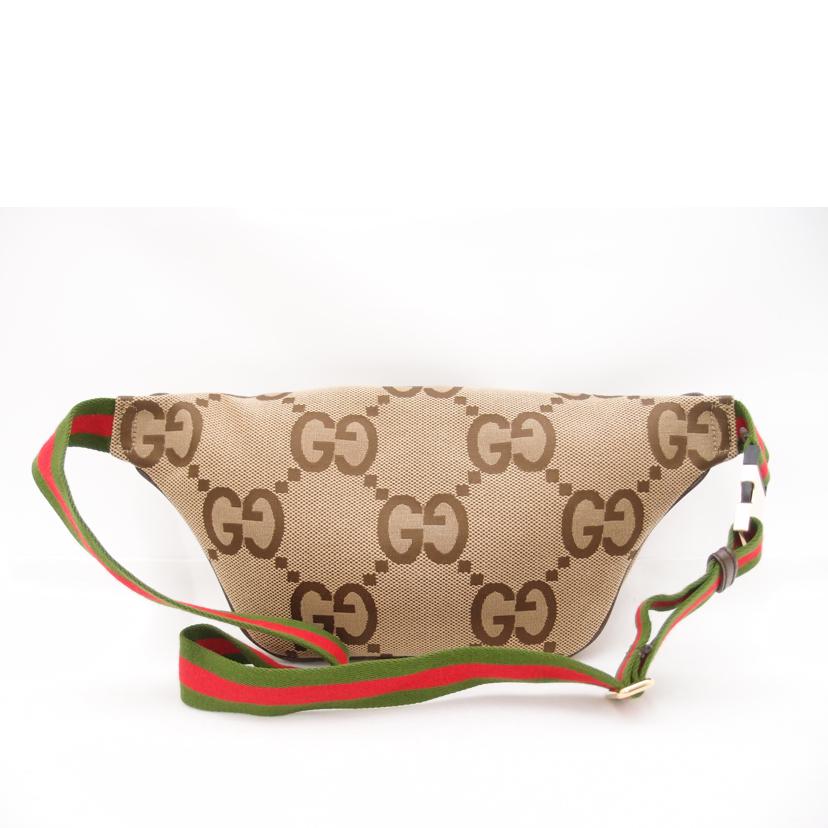 ＧＵＣＣＩ グッチ　ボディバッグ　ウエストバッグ　GGキャンバス　メンズ　レディース/ジャンボＧＧベルトバッグ／ベージュ/696031//527***/Aランク/69