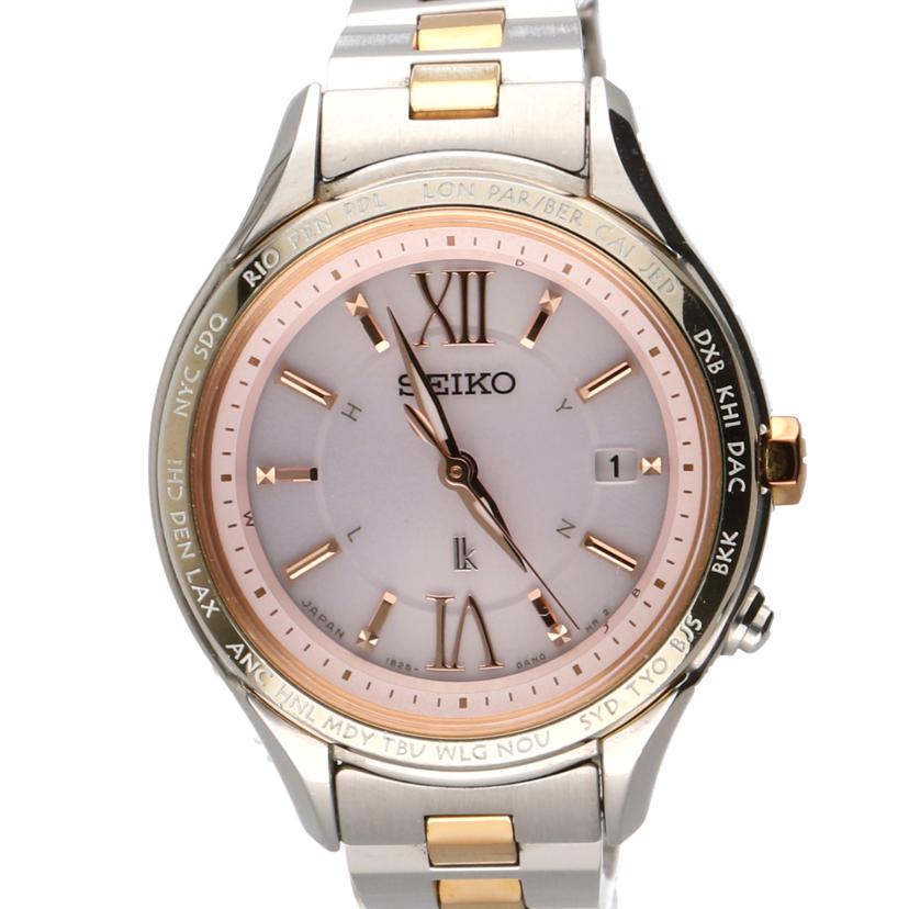 ＳＥＩＫＯ ｾｲｺｰ/ルキア　レディース電波ソーラー/1B25-0AH0//810400/Aランク/75