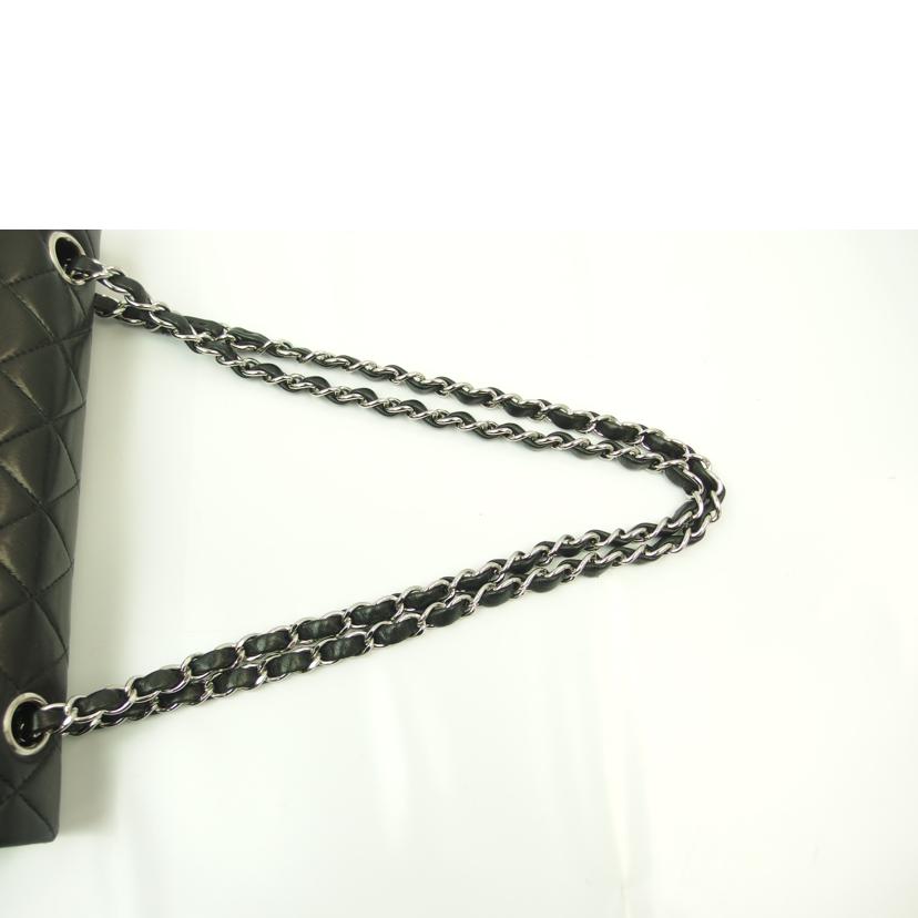 ＣＨＡＮＥＬ シャネル/ラムスキンマトラッセＷフラップチェーンショルダー２５／シルバー金具/A01112//7730070/ABランク/83