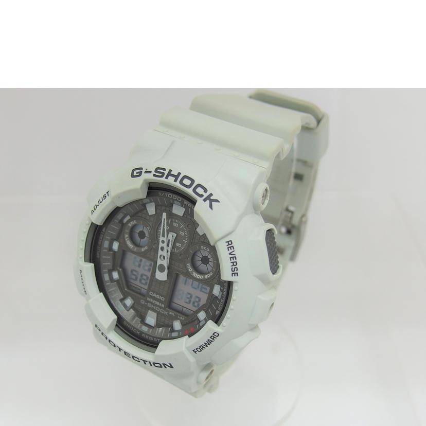 ＣＡＳＩＯ　 カシオ/Ｇ－ＳＨＯＣＫデジアナウォッチ／クォーツ／ブリザードホワイト/GA-100LG-8A//ABランク/04