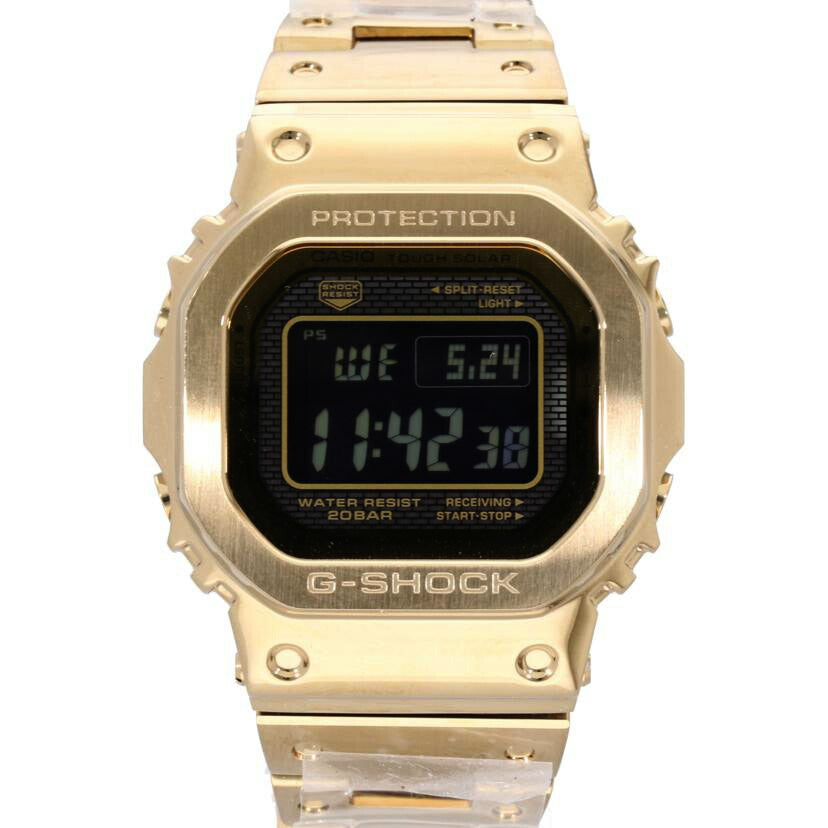 ＣＡＳＩＯ カシオ/Ｇ－ＳＨＯＣＫ／フルメタル・ゴールド／電波ソーラー/GMW-B5000GD-9JF//201E222H/Sランク/75