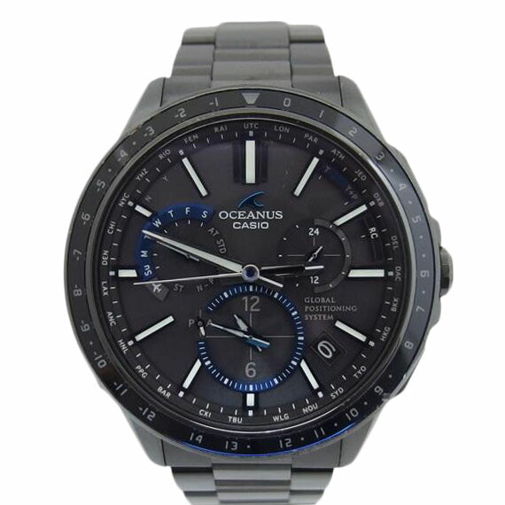 ＣＡＳＩＯ　 カシオ/オシアナス／ＧＰＳハイブリット／電波ソーラー/OCW-G1100B-1AJF//5D0215/ABランク/04