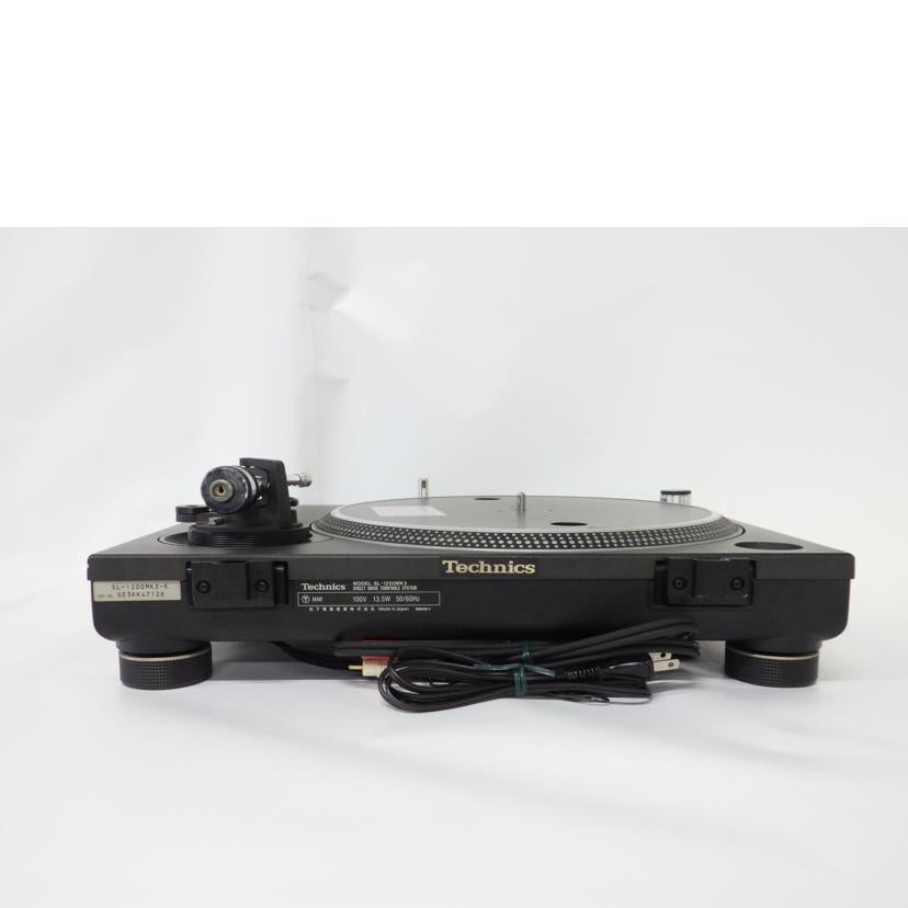 Ｔｅｃｈｎｉｃｓ テクニクス/ターンテーブル　/SL-1200MK3//GE3KK47126/Cランク/72