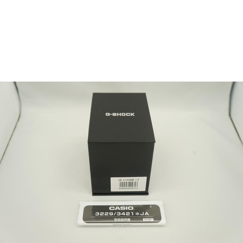 ＣＡＳＩＯ カシオ/Ｇ－ＳＨＯＣＫ　/DW-5700BBM-1JF//940DUC/Cランク/09