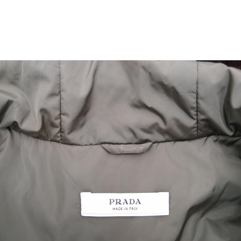 ＰＲＡＤＡ　 プラダ　レディース　/ミンクファー付ナイロンコート／カーキ／４０（Ｍ）//ABランク/69