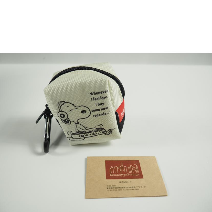 Ｍａｎｈａｔｔａｎ　Ｐｏｒｔａｇｅ マンハッタンポーテージ/Ｍａｎｈａｔｔａｎ　Ｐｏｒｔａｇｅ×ＰＥＡＮＵＴＳ　　ショルダーバッグ　ヴィンテージピーナッツ//SAランク/79