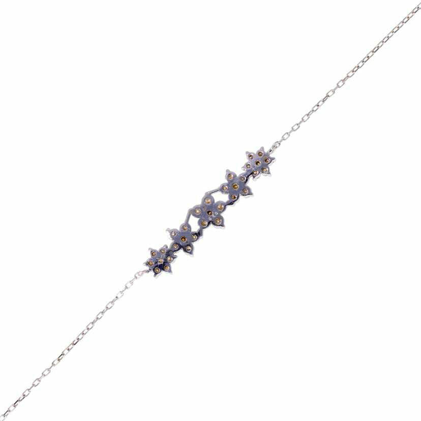Ｋ１８ＷＧ/Ｋ１８ＷＧダイヤブレスレット０．５０/1.7//0.50/Aランク/75