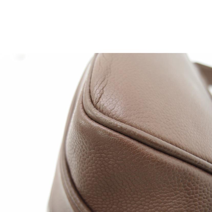 ＣＨＡＮＥＬ シャネル　ショルダーバッグ　茶　肩掛け　シルバー金具　レディース/キャビアスキン２．５５チェーンショルダー／ブラウン//101*****/Aランク/69