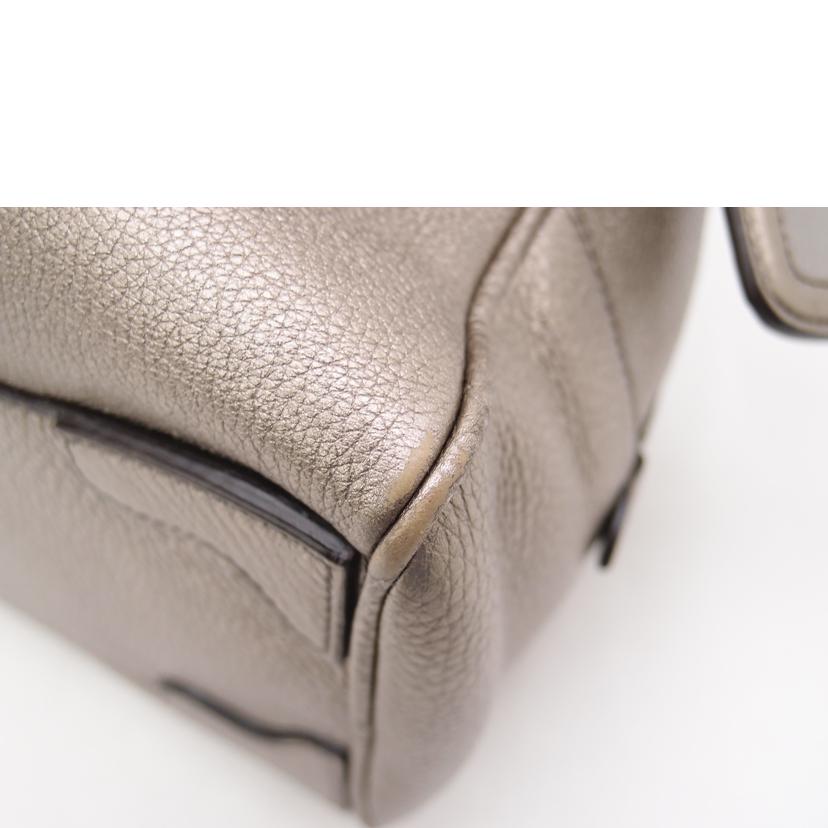 ＰＲＡＤＡ プラダ　ハンドバッグ　レザー　メタリック　レディース/レザーミニボストン／シャンパンゴールド系/BL0265//38/ABランク/69