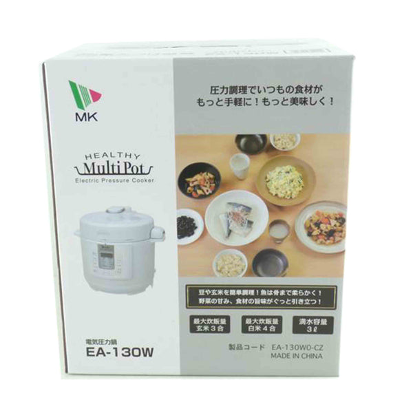 電気圧力鍋　EA-130W（未使用新品） Amazon | エムケー精工 電気圧力鍋 3L 3〜4人前 ヘルシーマルチ