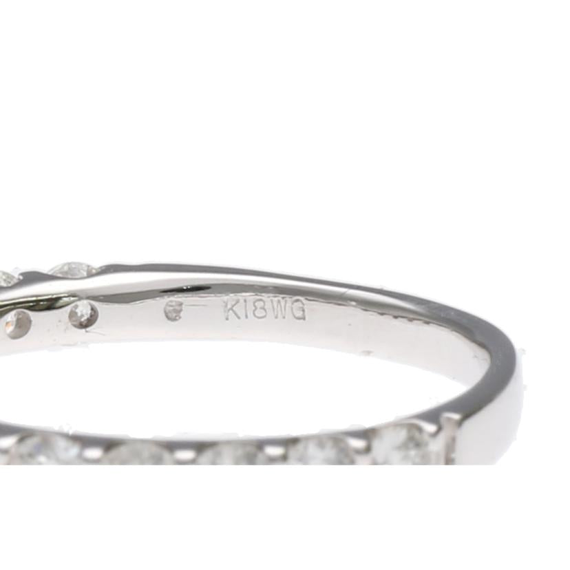 K18WGダイヤリング1.00ct//ABランク/75