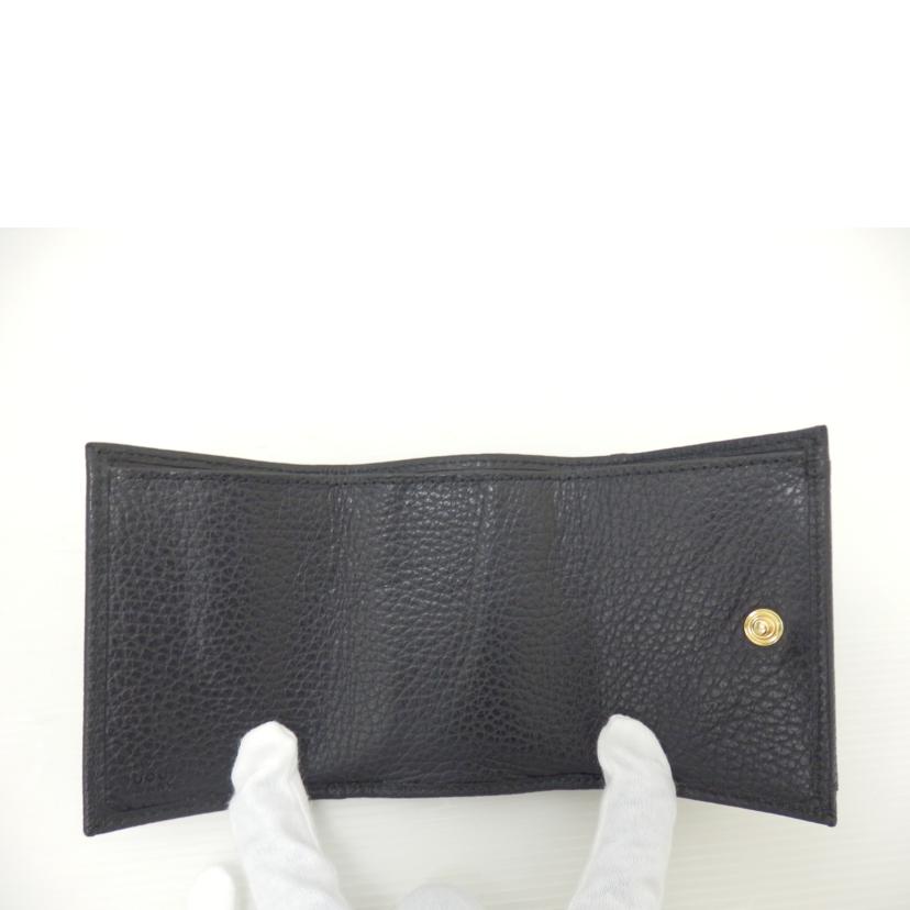 ＧＵＣＣＩ グッチ/ＧＧプチマーモントＷホック三つ折り財布/523277･2184//ABランク/88