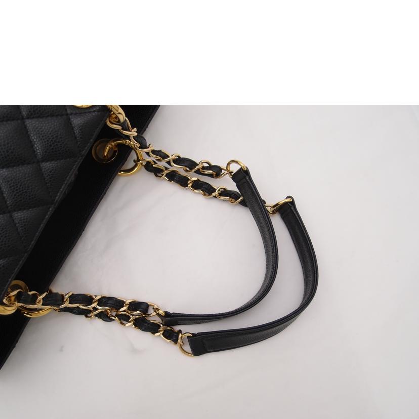 ＣＨＡＮＥＬ シャネル　ココマーク　トートバック　ショルダーバッグ　ハンドバッグ　黒　ゴールド金具　肩掛け　レディース/マトラッセキャビアスキンＧＳＴトート／ブラック/A50995//166*****/Aランク/69