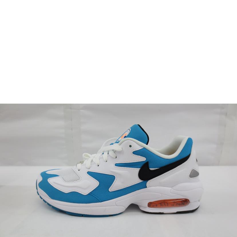 ＮＩＫＥ ナイキ/ＡＩＲ　ＭＡＸ２　ＬＩＧＨＴ／ＷＨＩＴＥ／ＢＬＡＣＫ－ＢＬＵＥ　ＬＡＧＯＯＮ/AO1741-100//SAランク/06