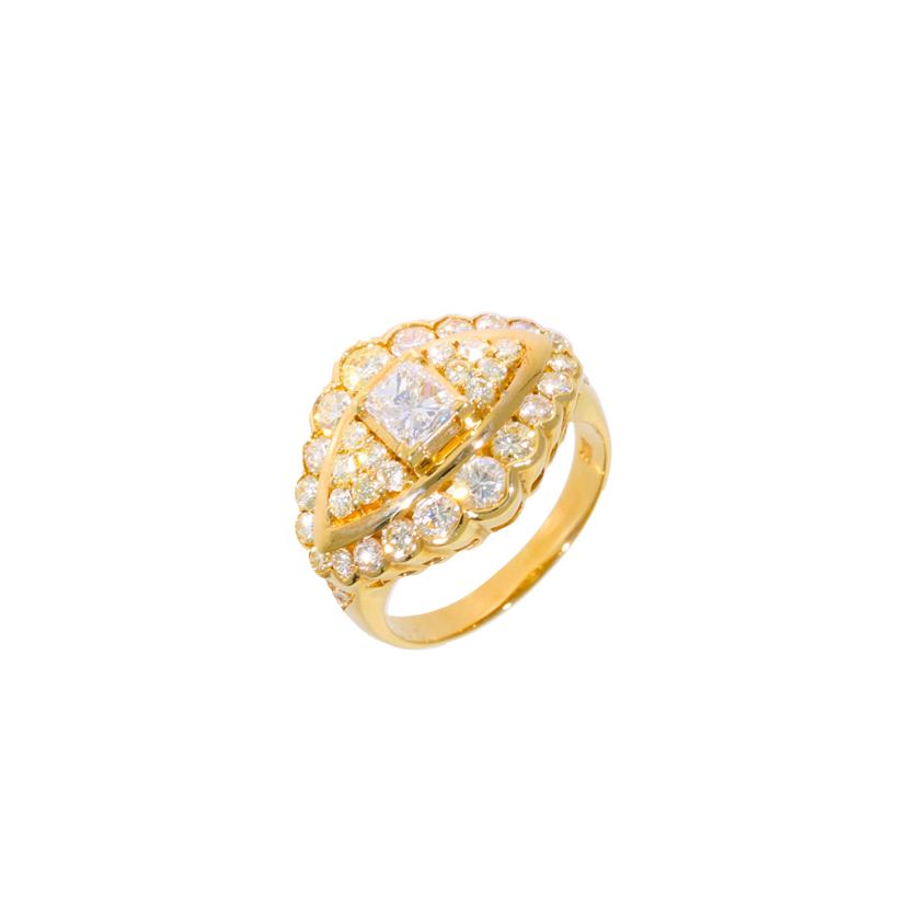 /Ｋ１８ダイヤリング２．０５ｃｔ＃１４//ABランク/75