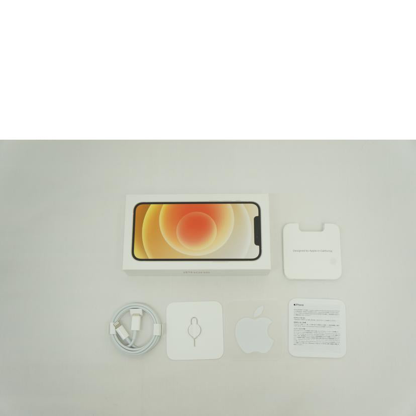 Ａｐｐｌｅ アップル/ｉｐｈｏｎｅ１２　６４ＧＢ　ホワイト　Ｓｏｆｔｂａｎｋ/MGHP 3J/A//FFYH2NPGOF01/ABランク/09