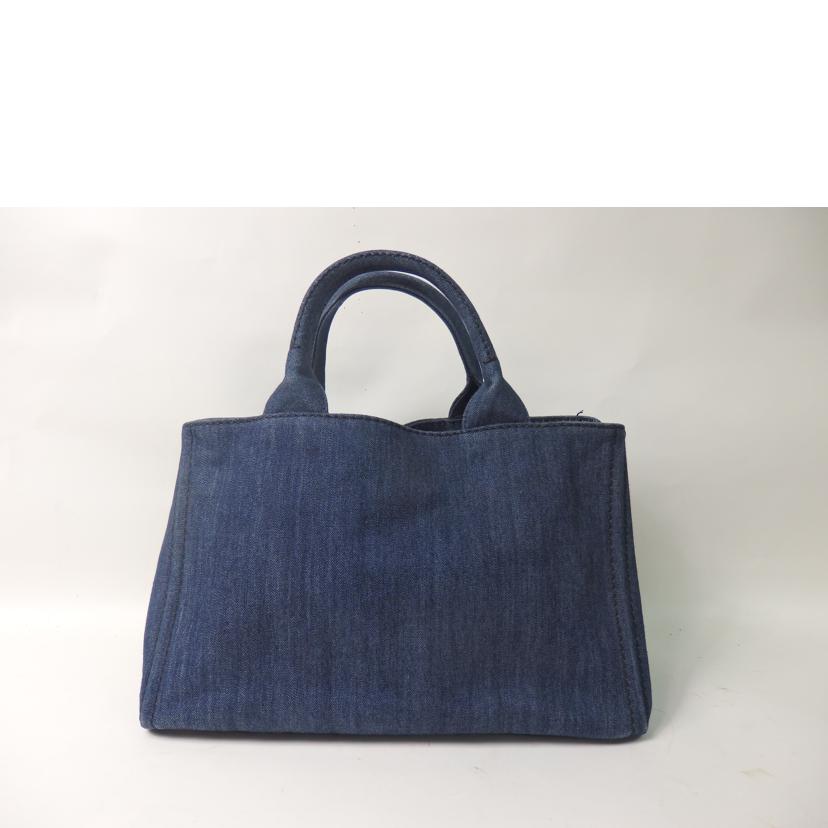 ＰＲＡＤＡ プラダ/カナパ／２ｗａｙバッグ／デニム／ＢＬＥＵ/1BG642//180/ABランク/84