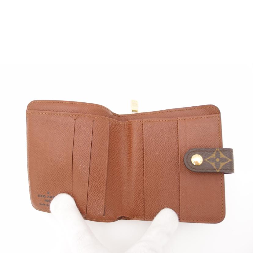 ＬＯＵＩＳ　ＶＵＩＴＴＯＮ ルイ・ヴィトン　二つ折り　財布　茶　レディース　メンズ/コンパクトジップ／モノグラム/M61667//SO0012/Aランク/69