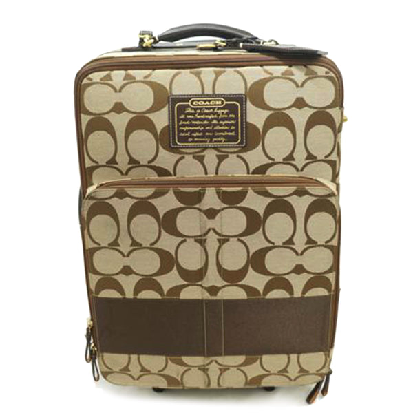 最終値下げ　COACH（コーチ）シグネチャー　キャリーケース　F77020 COACH コーチ/ブランドバッグ・小物｜REXT ONLINE 公式通販