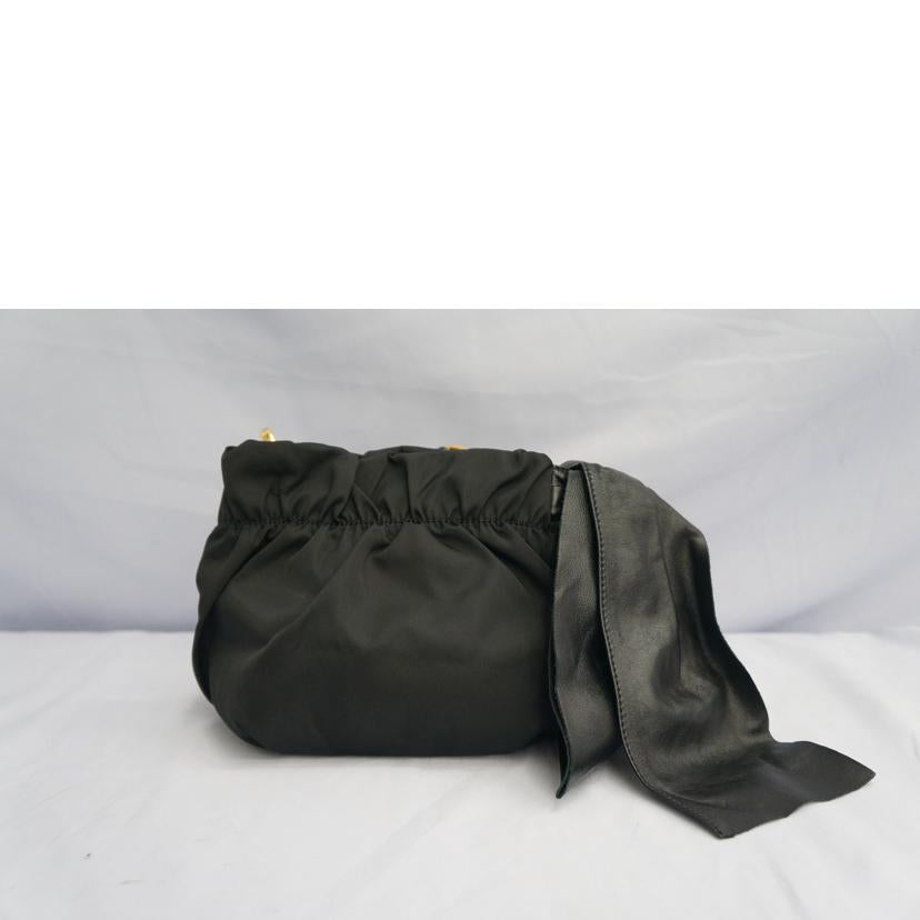 ＰＲＡＤＡ プラダ/ナイロンレザー　リボンミニショルダーバッグ　/BT0704//07720/ABランク/07