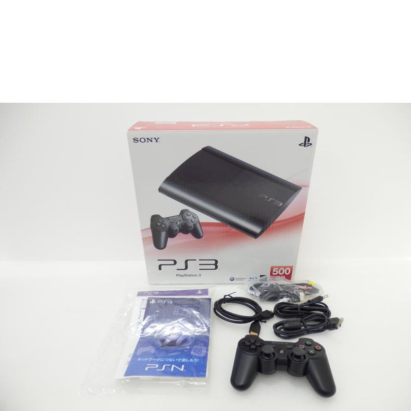 PS3 CECH-3000A チャコール ブラック 本体のみ