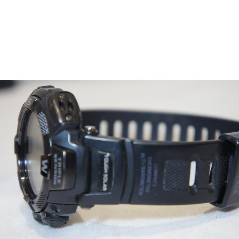 ＣＡＳＩＯ カシオ/ＰＲＯＴＲＥＫ／ソーラー電波クオーツ　ＢＬＫ/PRW-1500YJ//ABランク/07